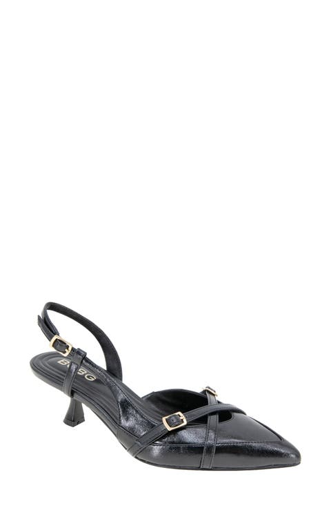 Kiran Slingback Kitten Heel Pump (Women)