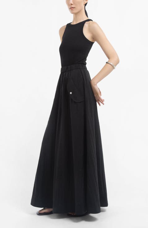 Parachute Skirt in Recycled Nylon