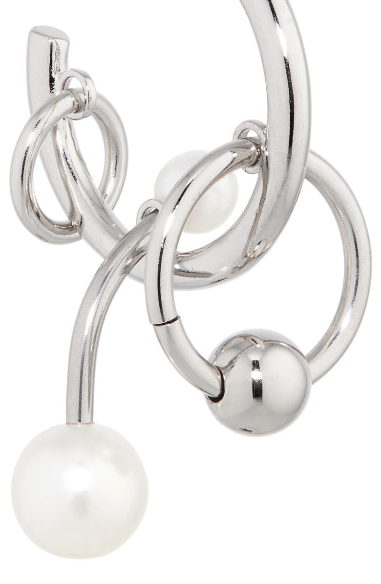 Justine Clenquet Chase Hoop Charm Earrings, Alternate, color,
