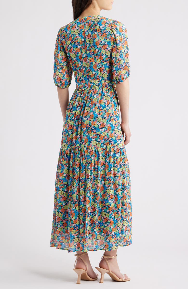 Hatley Fresh Flowers Empire Waist Maxi Dress, Alternate, color, 