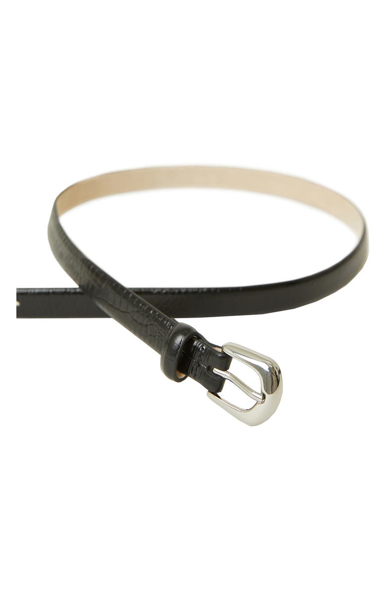 B-Low the Belt Kennedy Mini Crocodile Print Leather Belt, Alternate, color,