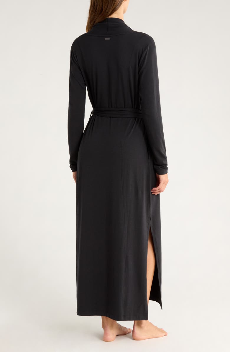 Lunya Slumberknit<sup>™</sup> Maxi Robe, Alternate, color, Black