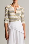 Vince Stripe Cardigan