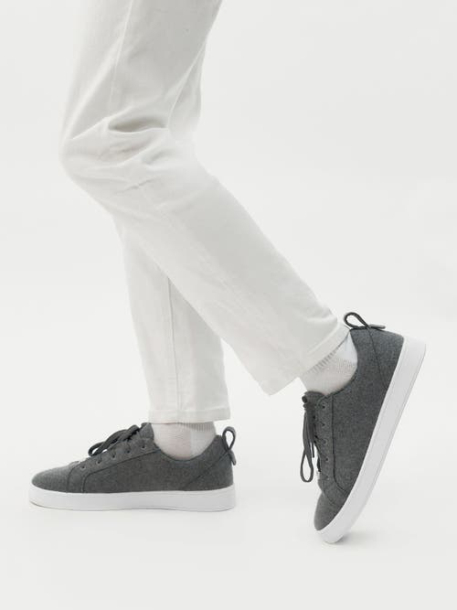 Gobi Mongolian Cashmere Cashmere Low Ankle Sneakers In Stone Gray