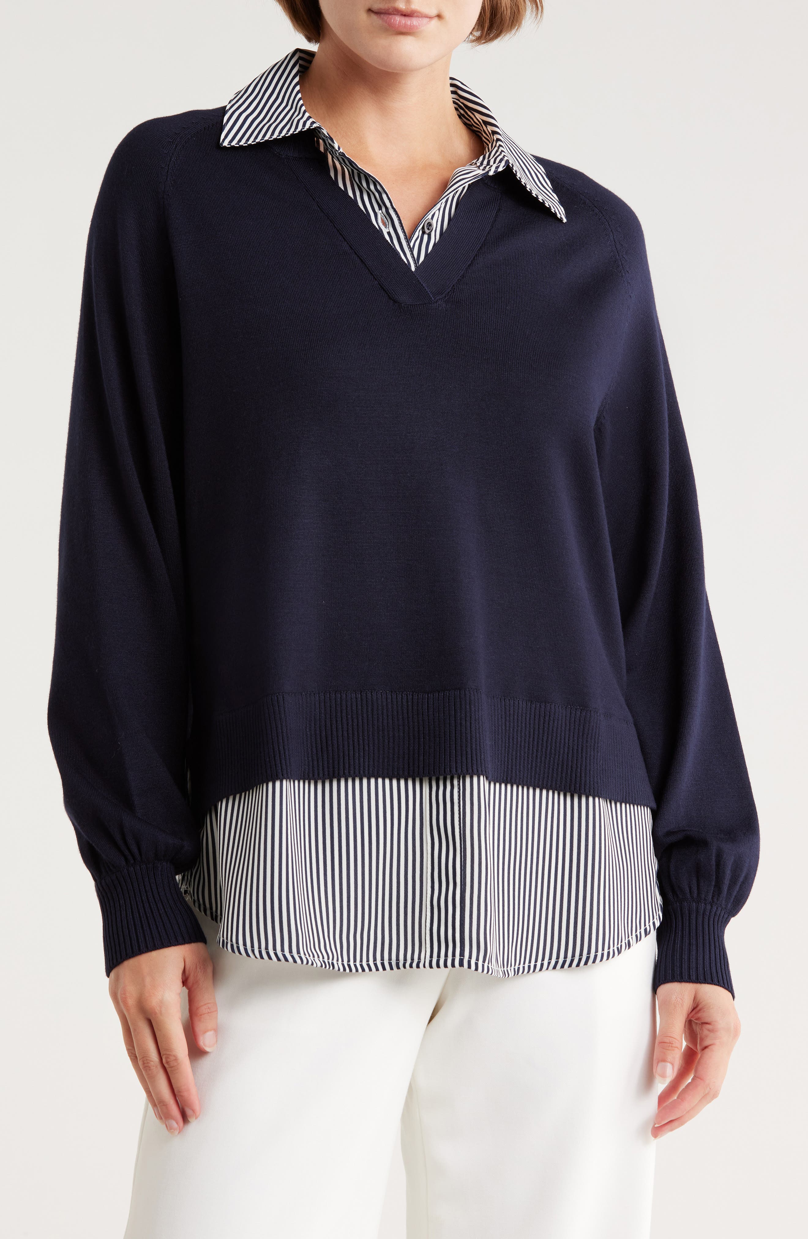 selected NAVY W/ NAVY SMALL STRIPE