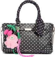 Madden Girl Charm Polka Dot Satchel Bag