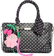 Madden Girl Charm Polka Dot Satchel Bag