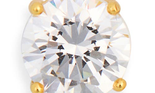 Nordstrom Rack Cubic Zirconia Round Stud Earrings In Gold