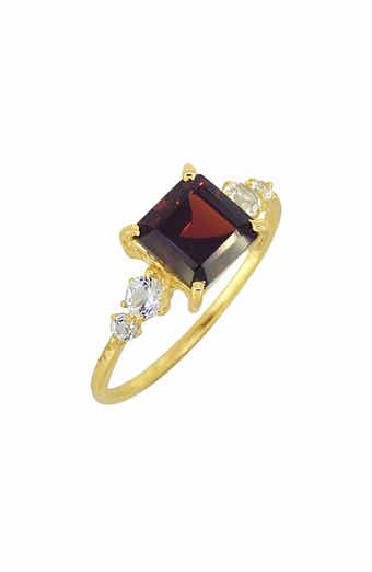 Garnet & Topaz Ring