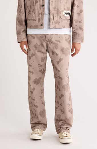 HONOR THE GIFT Tonal Floral Twill Pants