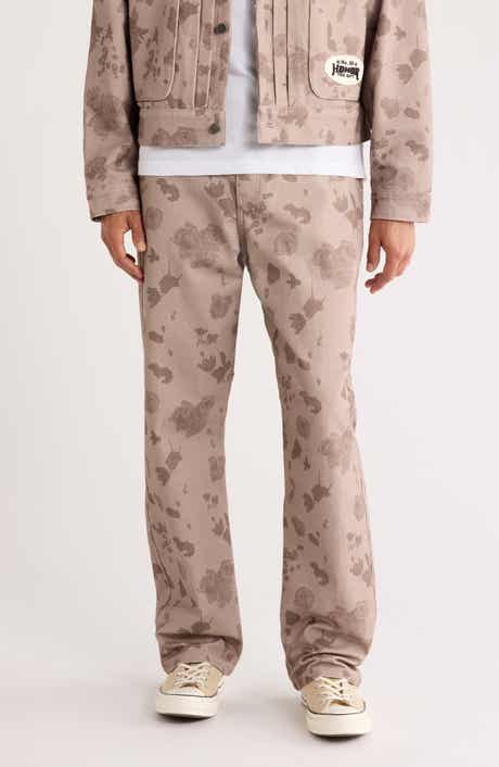 HONOR THE GIFT Tonal Floral Twill Pants