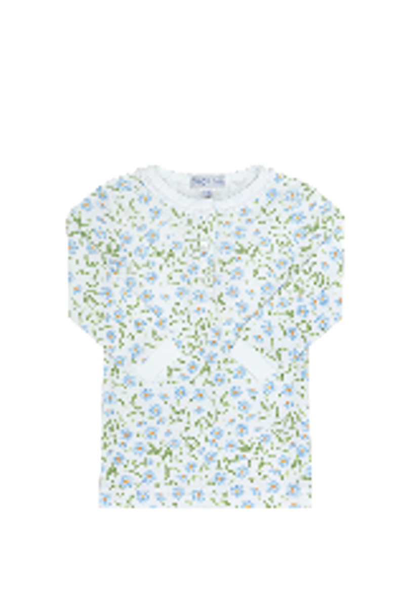 Nellapima Blue Vines Print Pajama - Toddler & Little Kid, Alternate, color, Blue