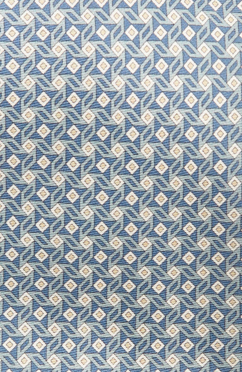 Canali Micropattern Silk Tie, Alternate, color,