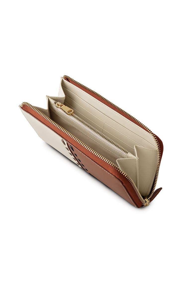 The Abbey - Patchwork Large Zip Around Wallet, Alternate, color, Salt Lake