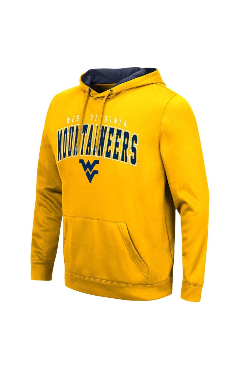 COLOSSEUM Men's Colosseum Gold West Virginia Mountaineers Resistance Pullover Hoodie, Alternate, color,