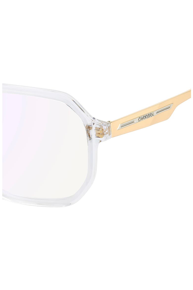 Victory 58mm Pilot Optical Glasses, Alternate, color, CRYSTAL GOLD/ BLUE SP