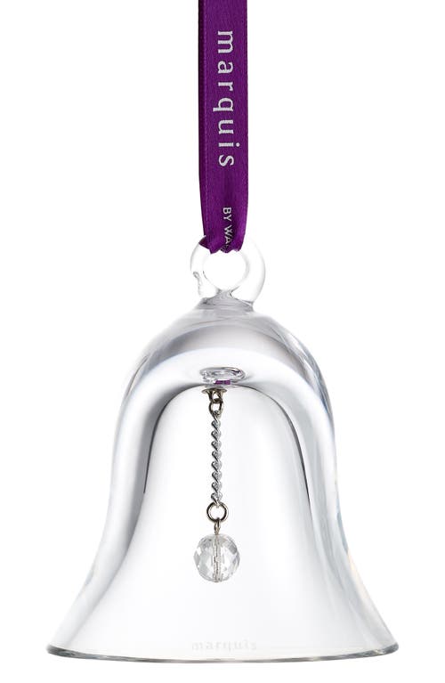 Waterford Marquis Bell Crystal Ornament In Purple
