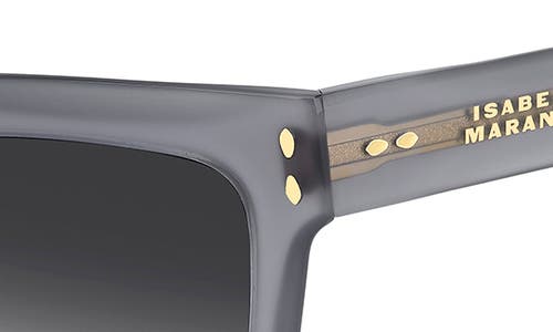 ISABEL MARANT ISABEL MARANT 53MM GRADIENT RECTANGULAR SUNGLASSES