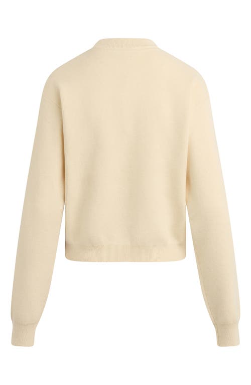 Favorite Daughter Fatigue Sisters Cotton & Cashmere Sweatshirt In White