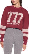 Spiritual Gangster Good Karma 777 Drina Crop Graphic Sweatshirt