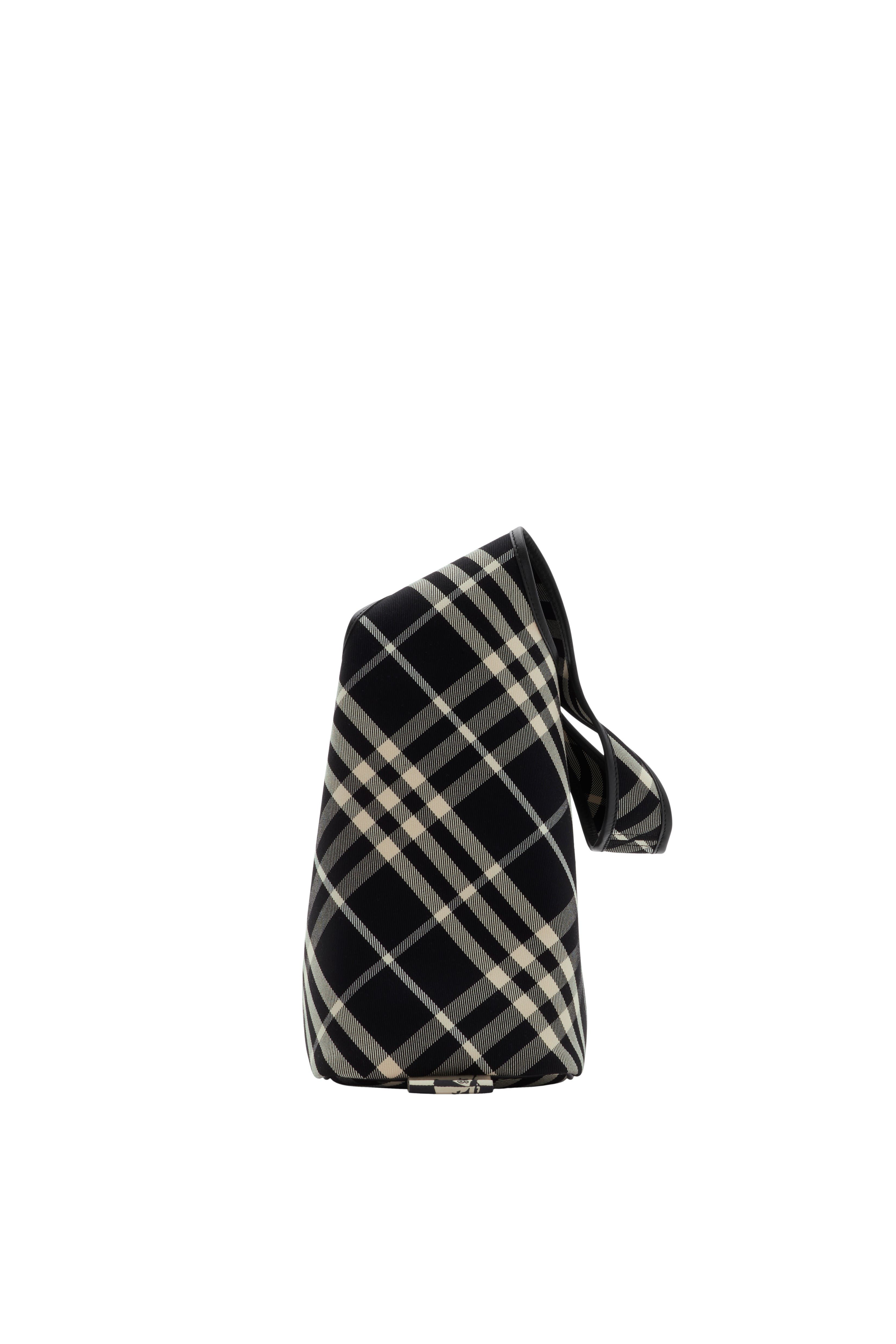 Burberry Small Check Shoulder Bag, Alternate, color, 