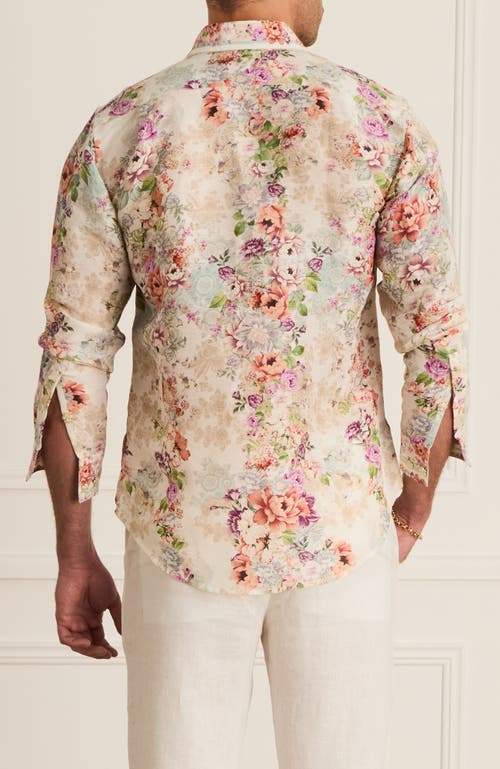 Aqua Blu Relaxed Fit Blake Shirt In White