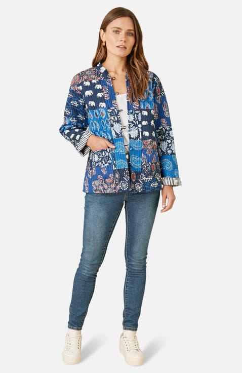 Patchwork Reversible Quilted Jacket