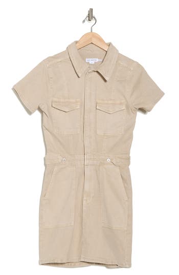 Good American Fit For Success Denim Utility Dress