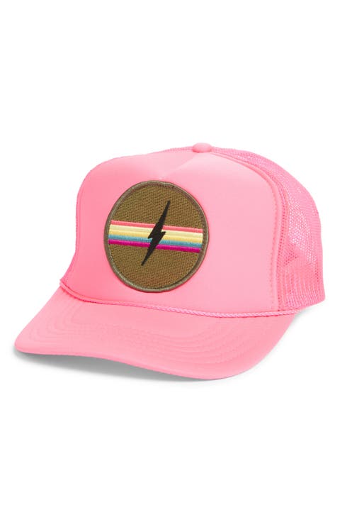 Lightening Bolt Patch Trucker Hat