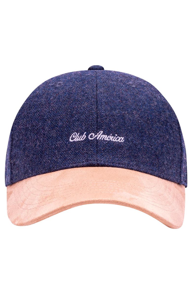 FAN INK Men's Fan Ink  Navy/Tan Club America Noble Adjustable Hat, Alternate, color, 