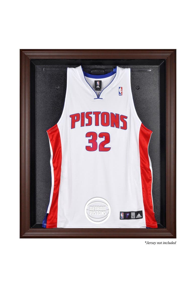 Detroit Pistons Framed Brown Jersey Display Case, Main, color, Brown