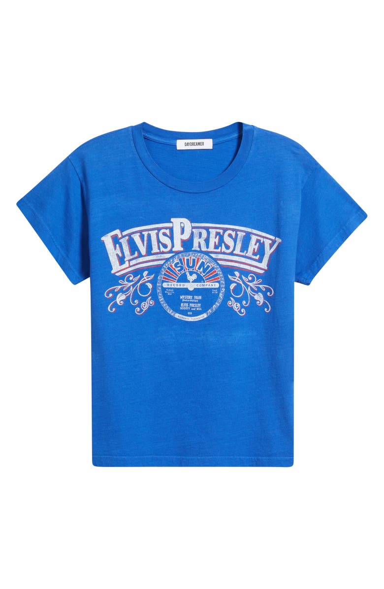 Daydreamer Sun Records x Elvis Graphic T-Shirt, Alternate, color, Ultra Marine