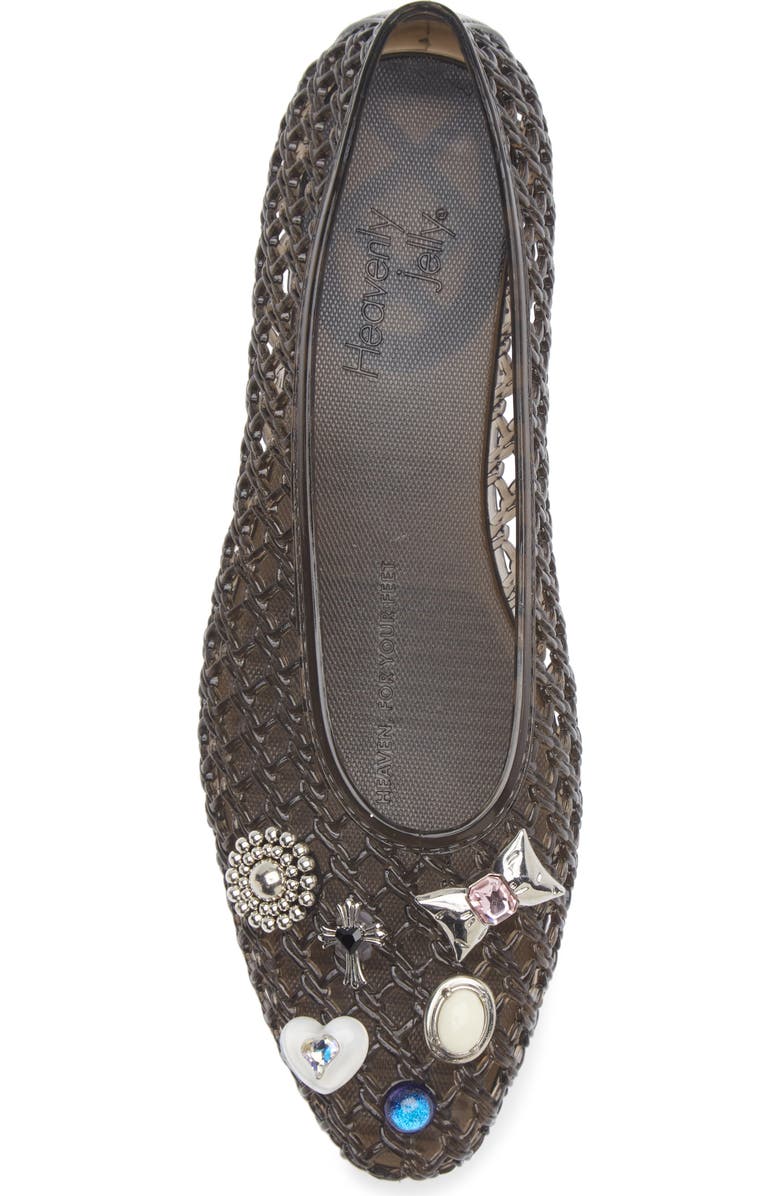 HEAVENLY JELLY Vice Jelly Ballet Flat, Alternate, color, Black