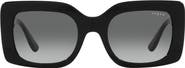VOGUE 52mm Gradient Rectangular Sunglasses