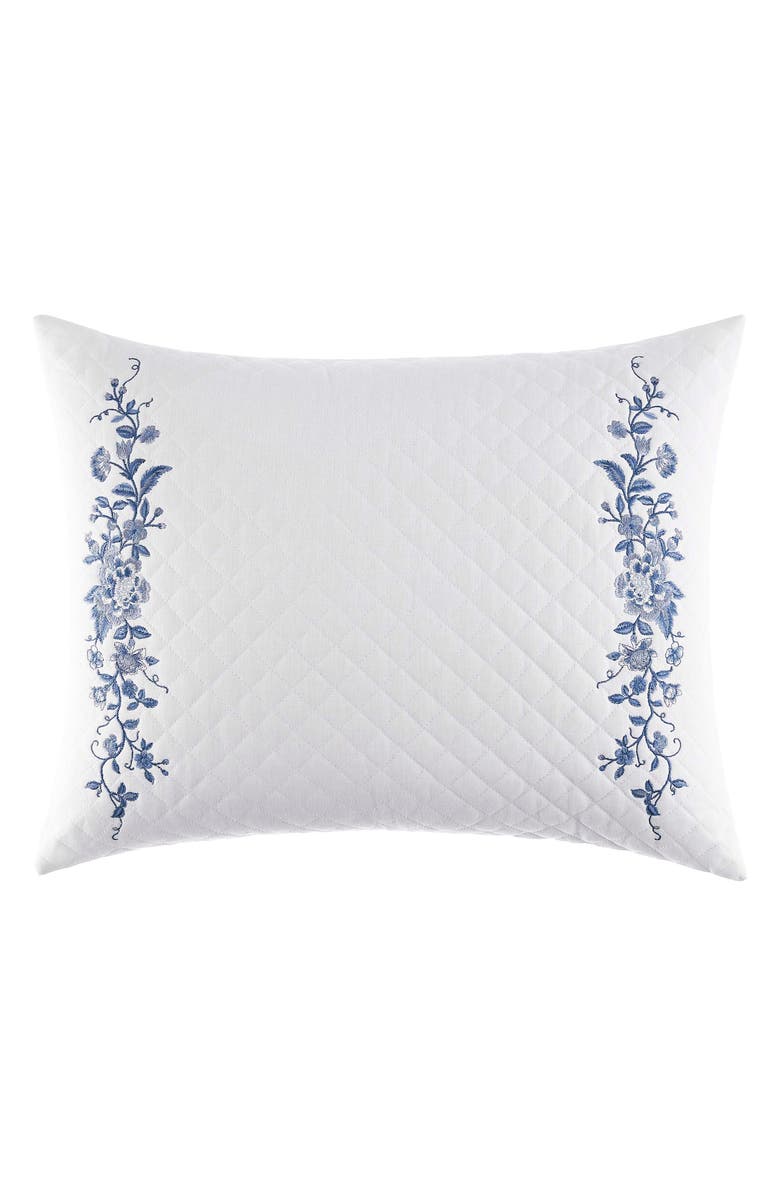 Laura Ashley Accent Pillow, Alternate, color, China Blue