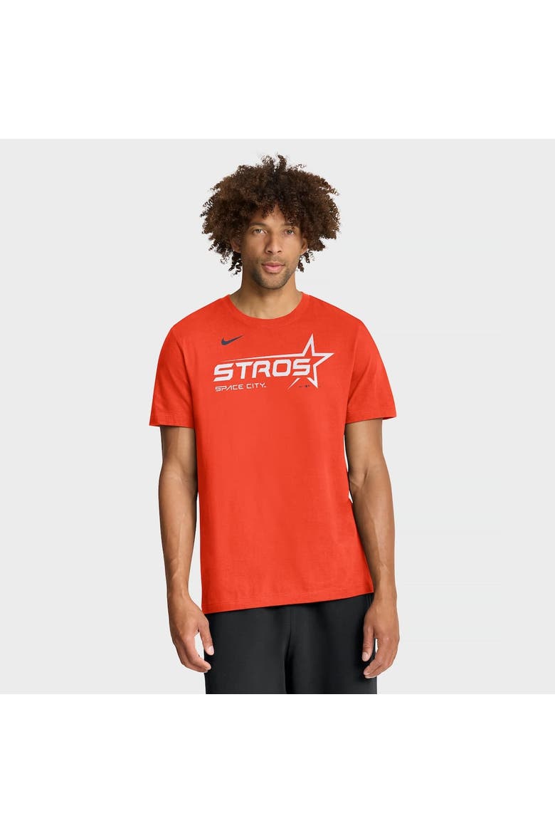 Men's Nike Orange Houston Astros City Connect Wordmark T-Shirt, Alternate, color, Orange