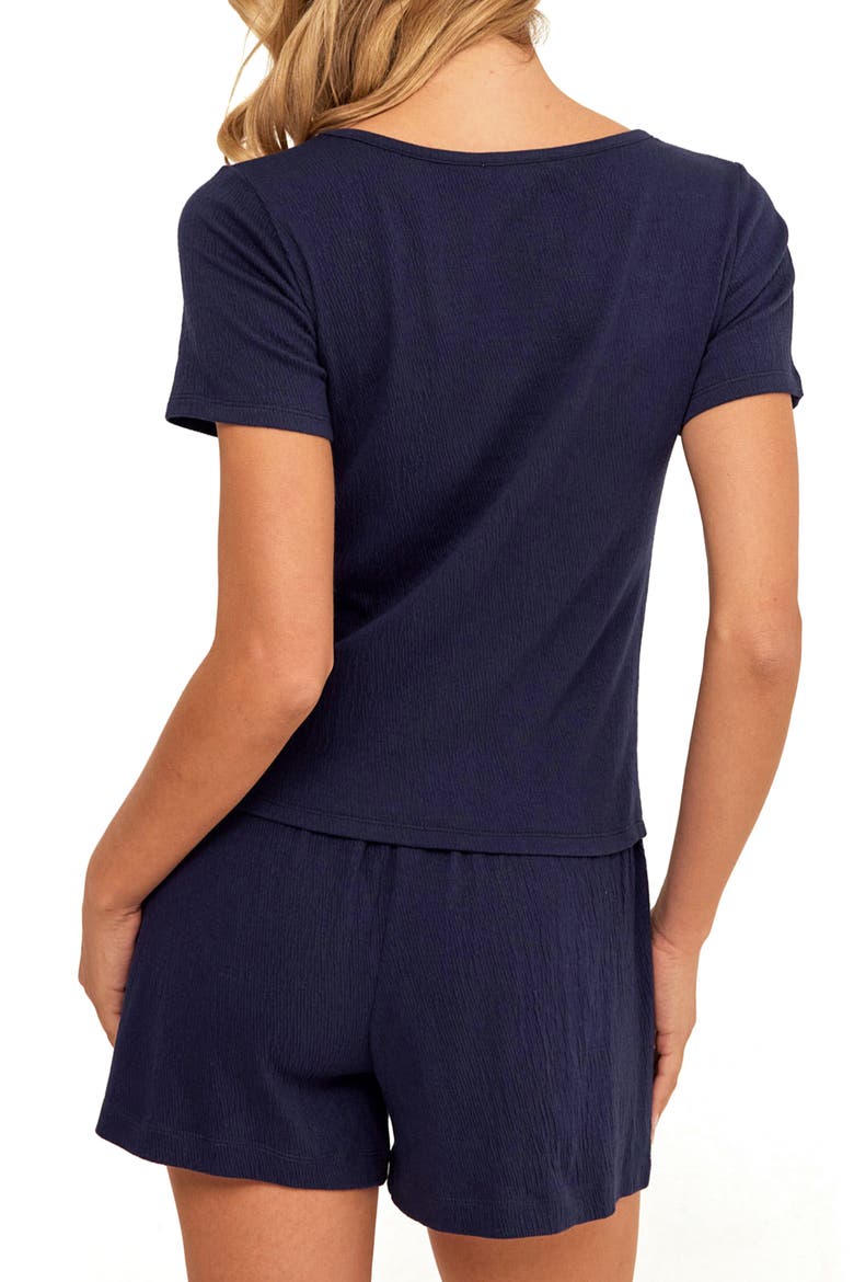 Jamila Smocked Square Neck Top, Alternate, color, STARGAZER