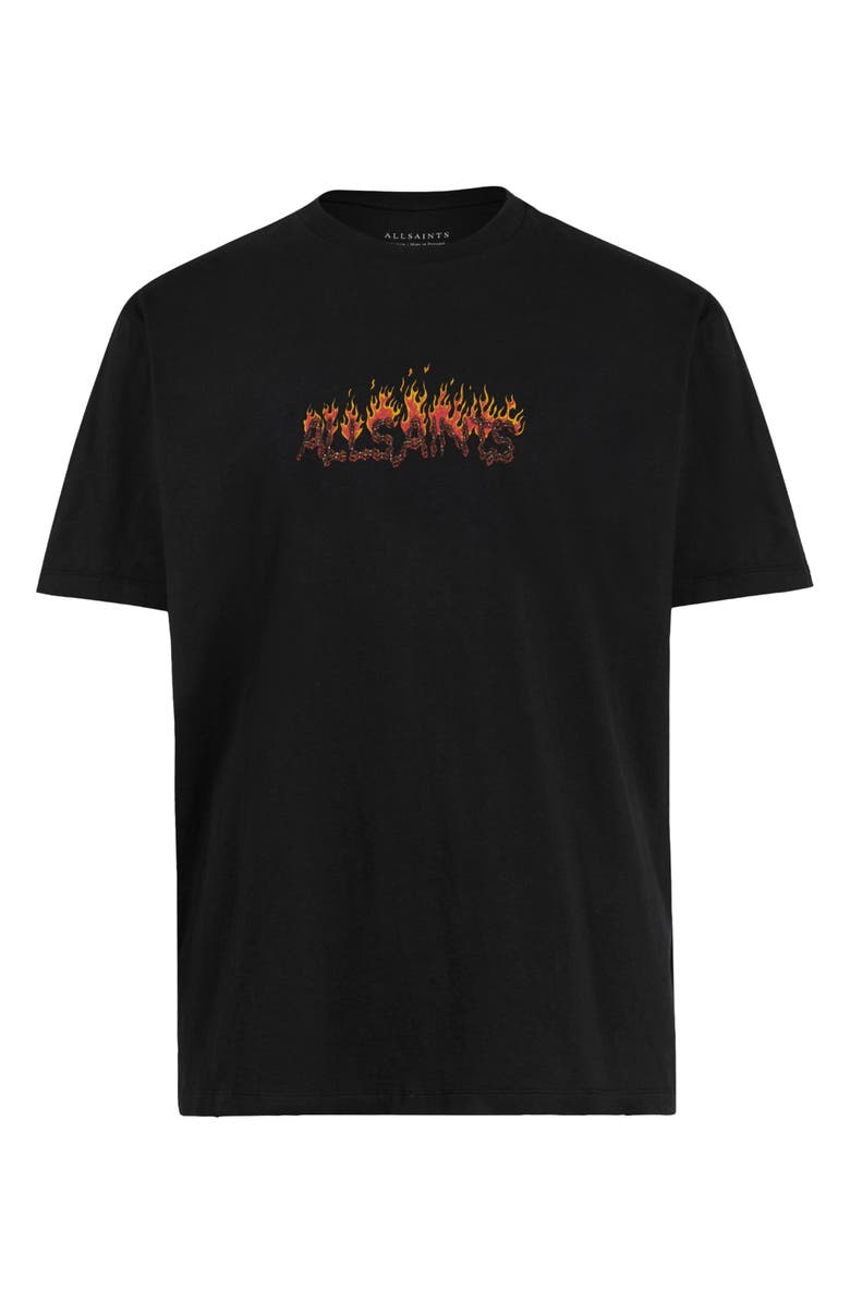 AllSaints Molten Logo Graphic Tee, Alternate, color,