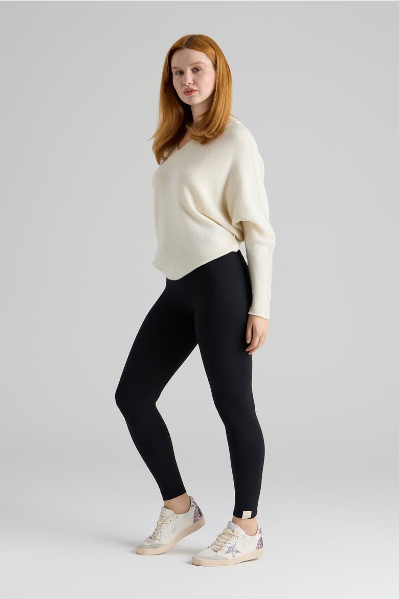 Shape High-Rise Leggings, Alternate, color, Black