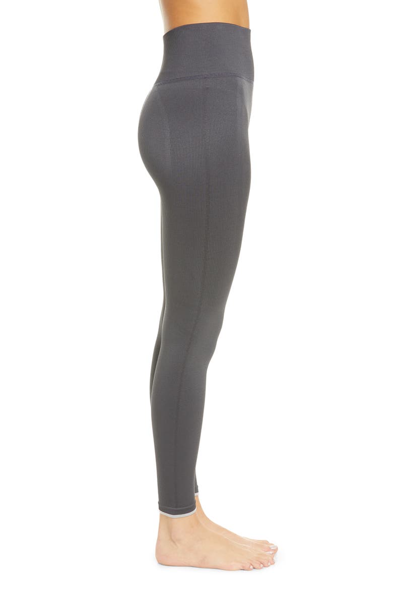 Women's Tipped Seamless Leggings, Alternate, color, GREY FORGED
