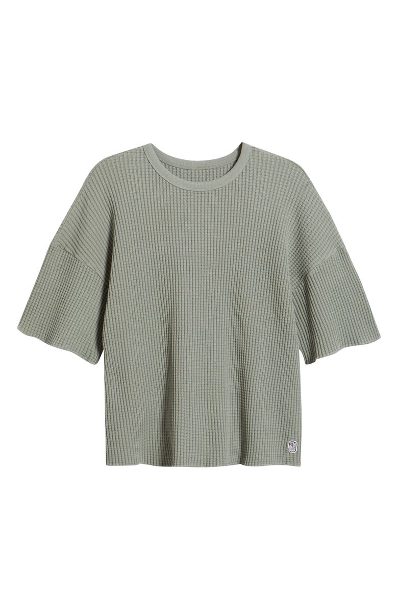 STANDARD ISSUE Oversize Thermal Knit T-Shirt, Alternate, color, Concrete
