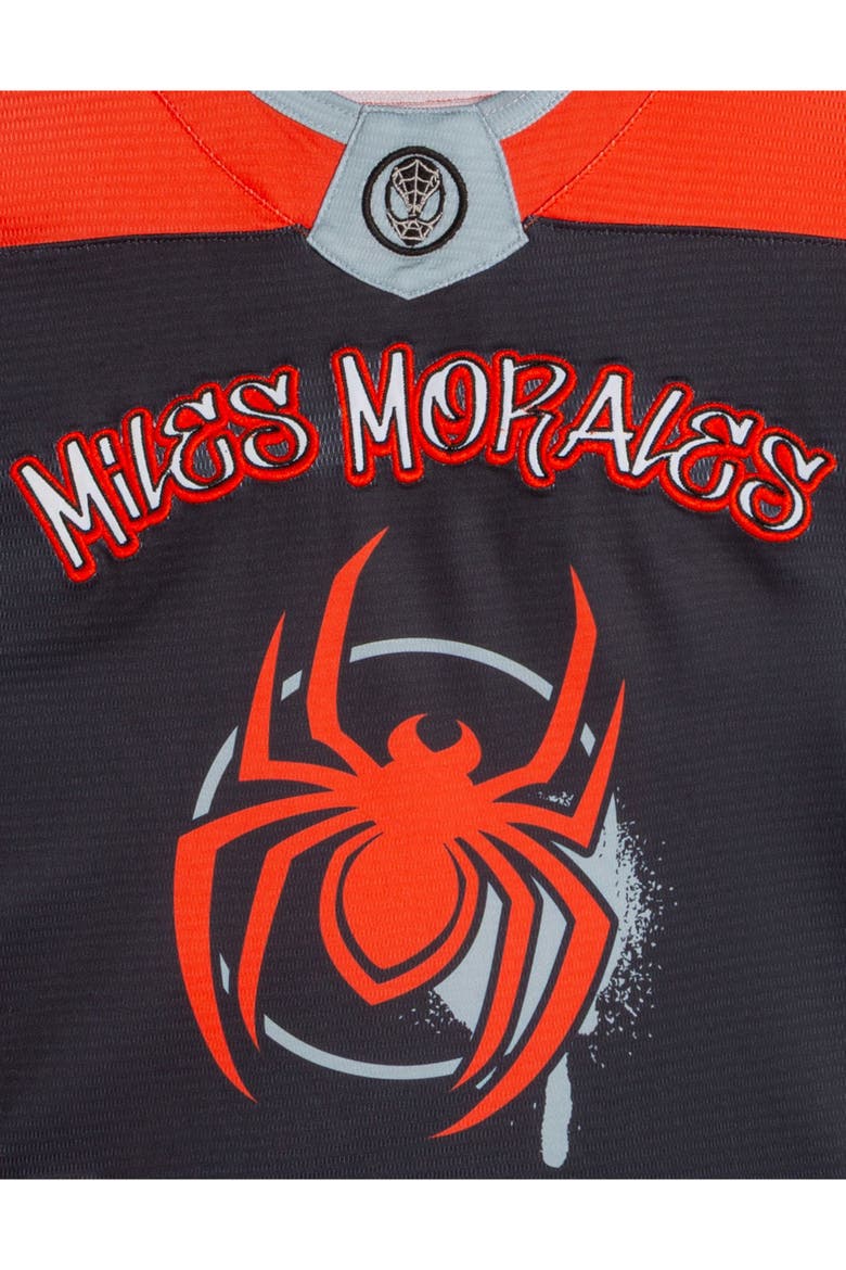 Spider-Man Hockey Jersey, Alternate, color, Black Miles Morales