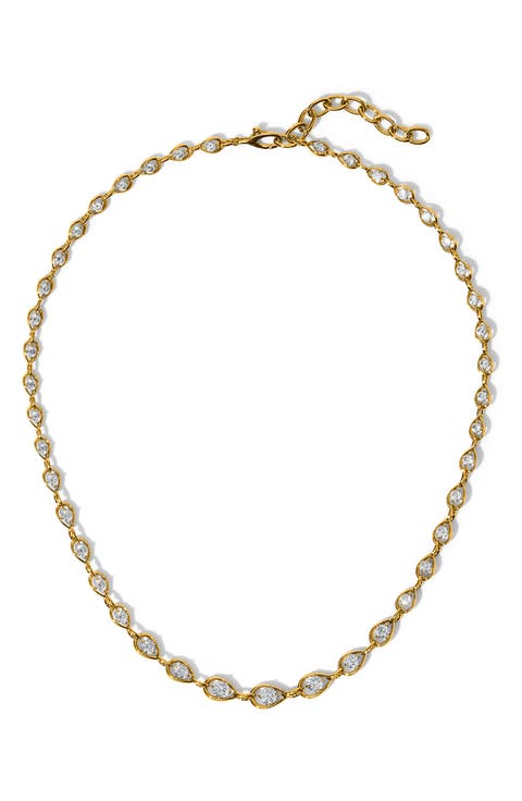 It Girl Cubic Zirconia Collar Necklace