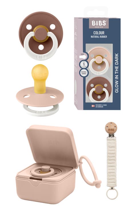 Pacifer, Pacifier Box & Pacifier Clip Set