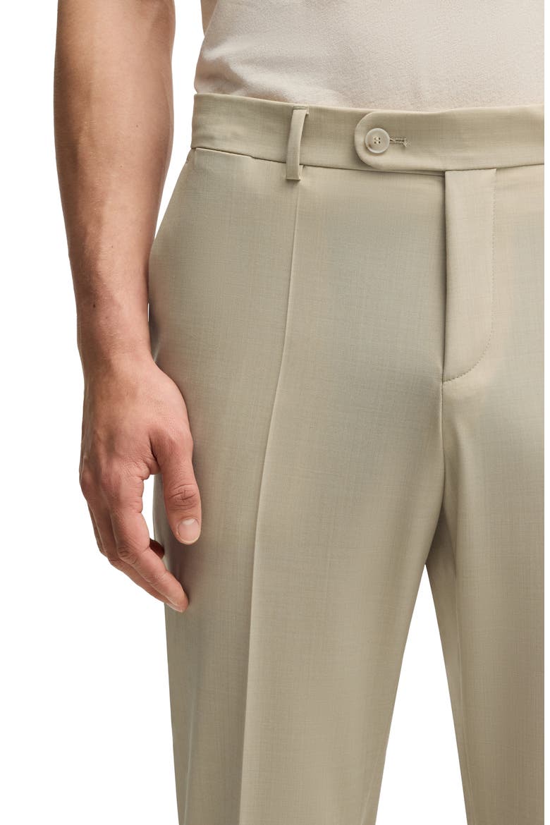 Genius Creased Straight Leg Pants, Alternate, color, LIGHT BEIGE