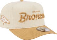 New Era Men's New Era Cream Denver Broncos Herringbone 9FIFTY A-Frame Snapback Hat