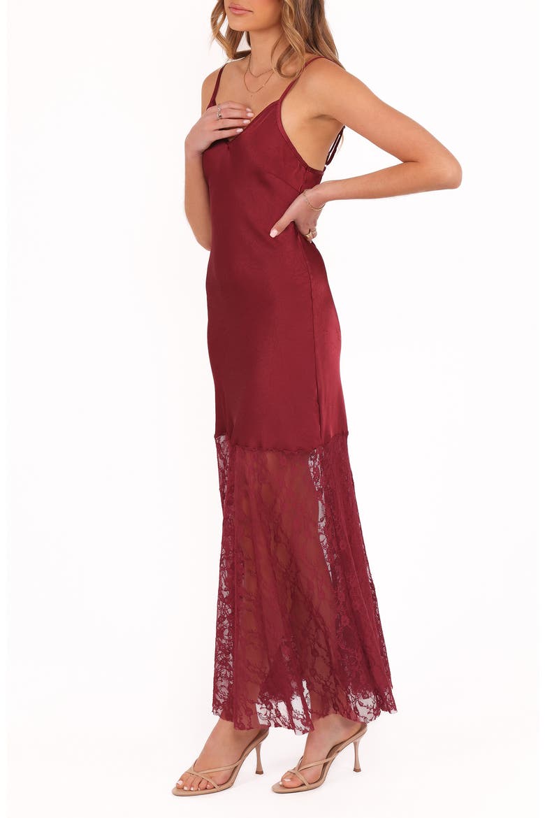 Elowyn A-Line Dress, Alternate, color, CHERRY