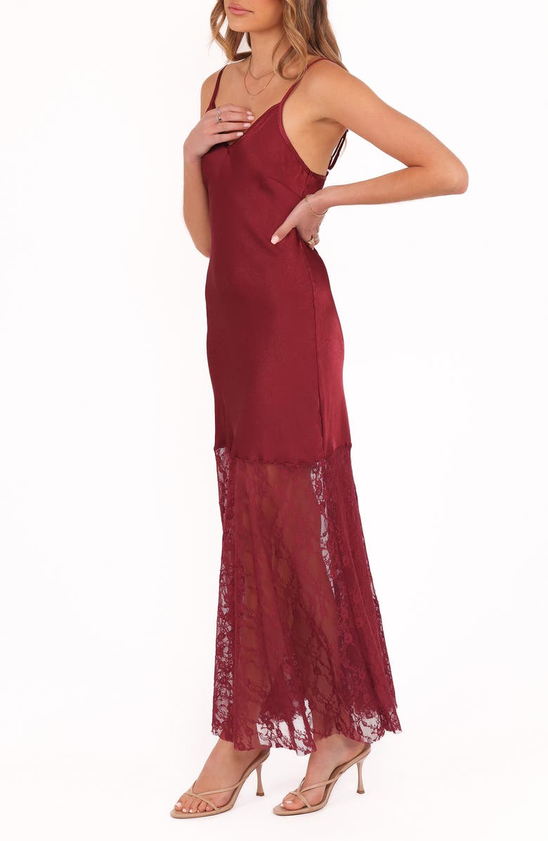 Petal & Pup Elowyn A-Line Dress, Alternate, color, Cherry