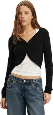 Cotton On Women's Ls Cable Micro Cardi