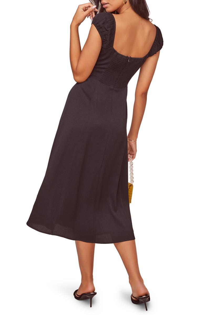 ASTR the Label Bonjour Button Front Dress, Alternate, color, 